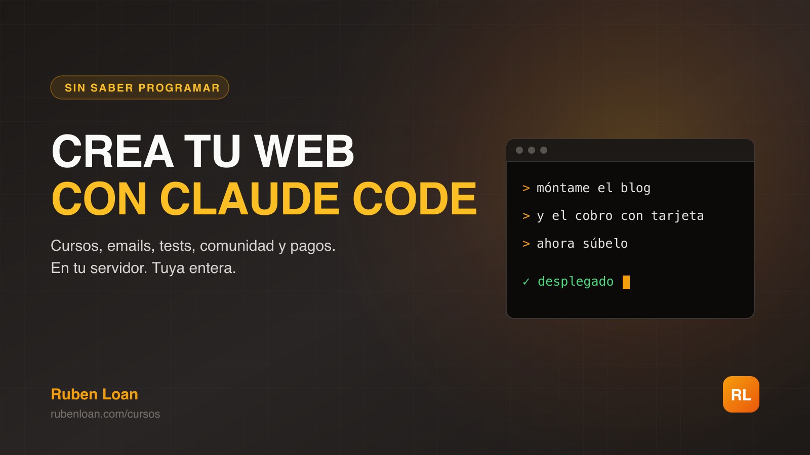 Crea tu Web con Claude Code
