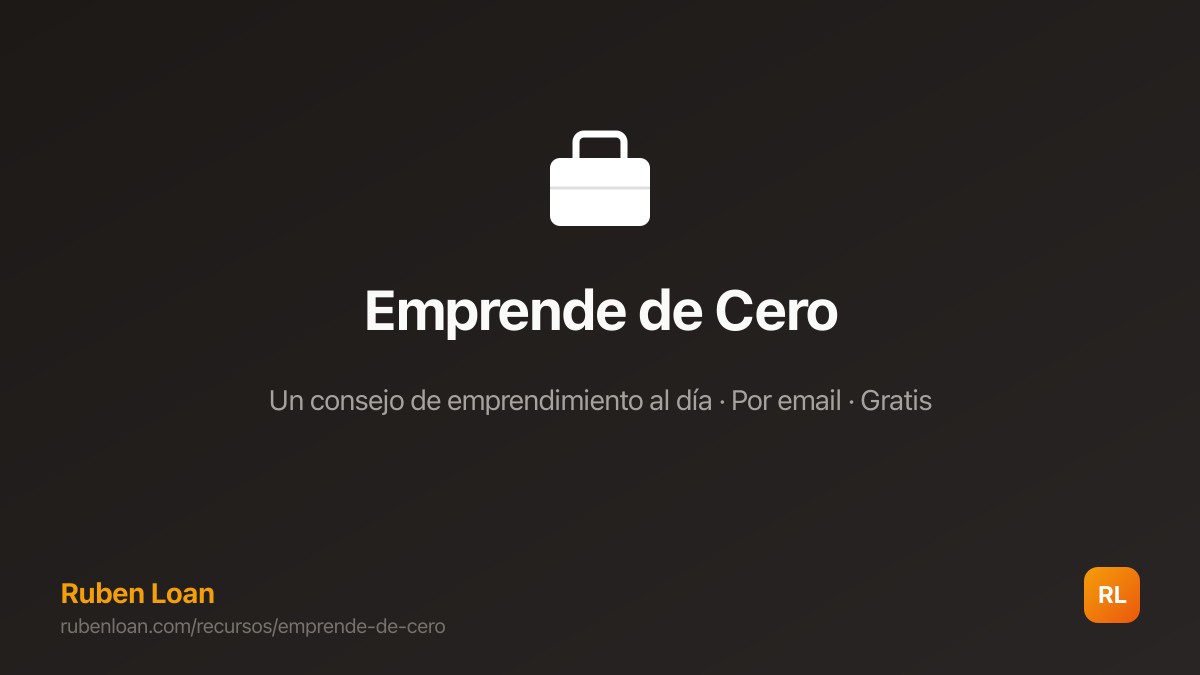Emprende de Cero: un consejo al día por email