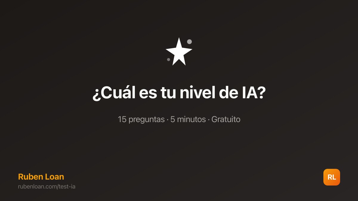 ¿Cuál es tu nivel de IA?